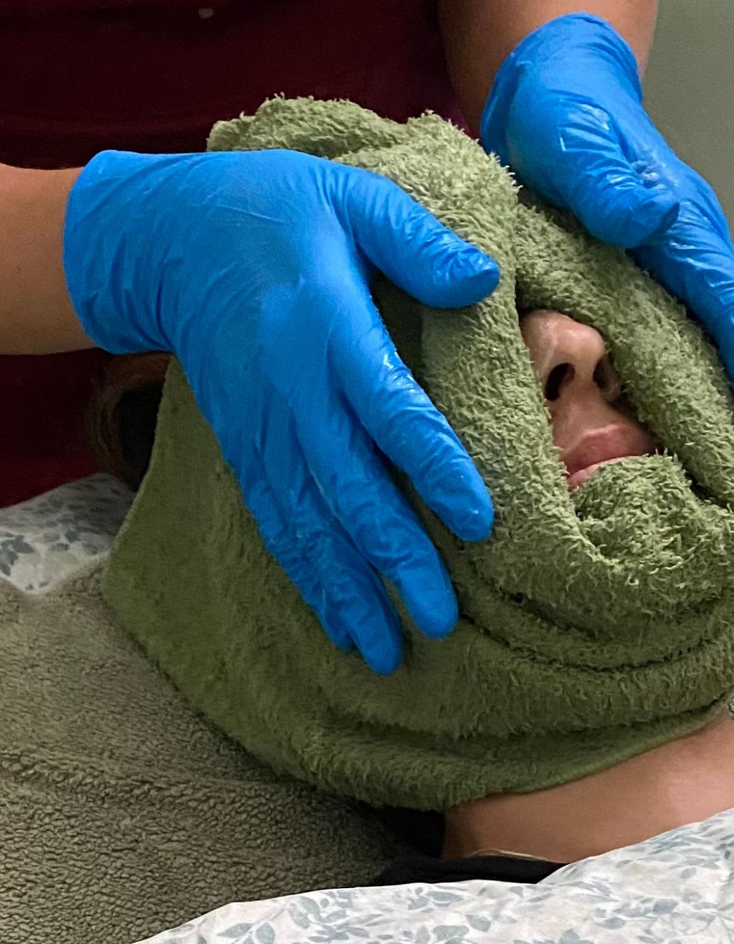 A soothing facial treatment at A Touch of Clover