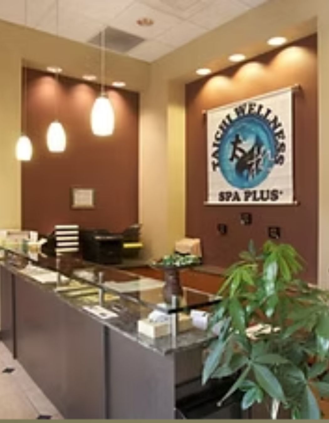 Reception area at Taichi Wellness Spa