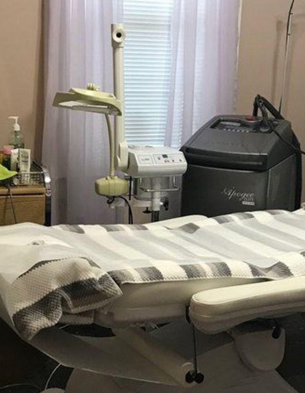 Inside a treatment room at Mac Med Spa in Framingham, MA
